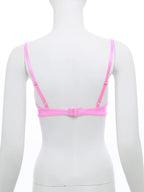 V-Notch Underwired Open Chest Bra Top