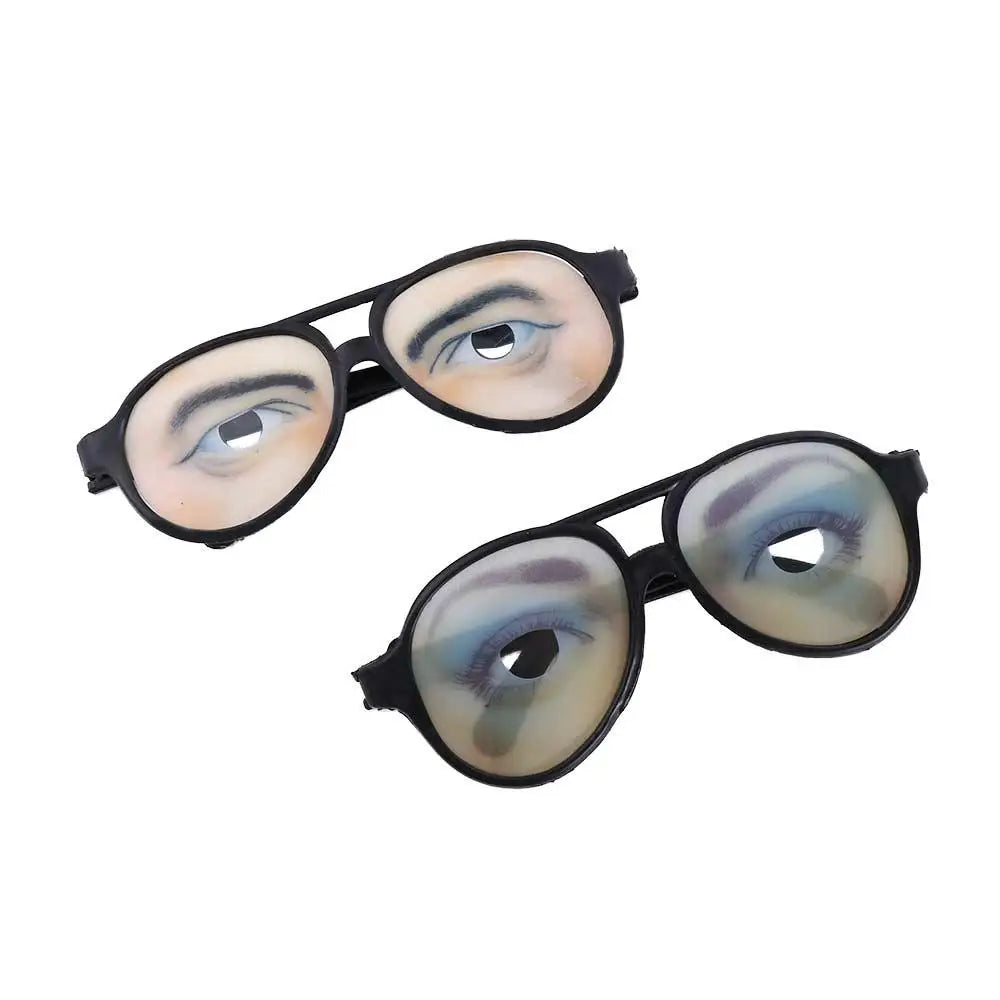 Novelty Halloween Joke Toy Prank Toy Mischief Decoration Eyes Frames Glasses Toy Funny Joke Glasses Fake Glasses Funny Glasses by Big Tim's Magic Emporium