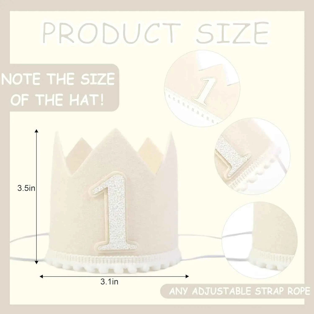 1st Birthday Party Decoration Sun's Birthday Crown Happy Birthday Party Decoration Hat
