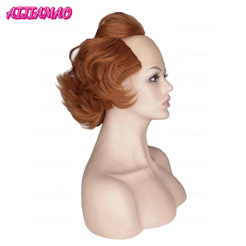 Movie Stephen King's It Pennywise Clown Joker Wig Cosplay The Clown Pennywise Short Synthetic Hair Halloween Role + Free Wig Cap - Big Tim's Magic Emporium