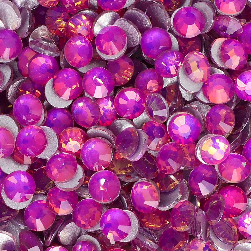 Premium Glass Flatback Rhinestones Non-Hotfix Glitter Stones for Nail Art and Costume Decor