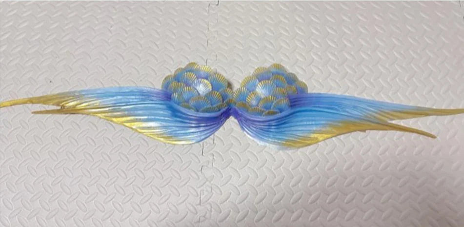 Realistic Woven Silicone Mermaid Bra Strapless Underwater Photoshoot Costume Top
