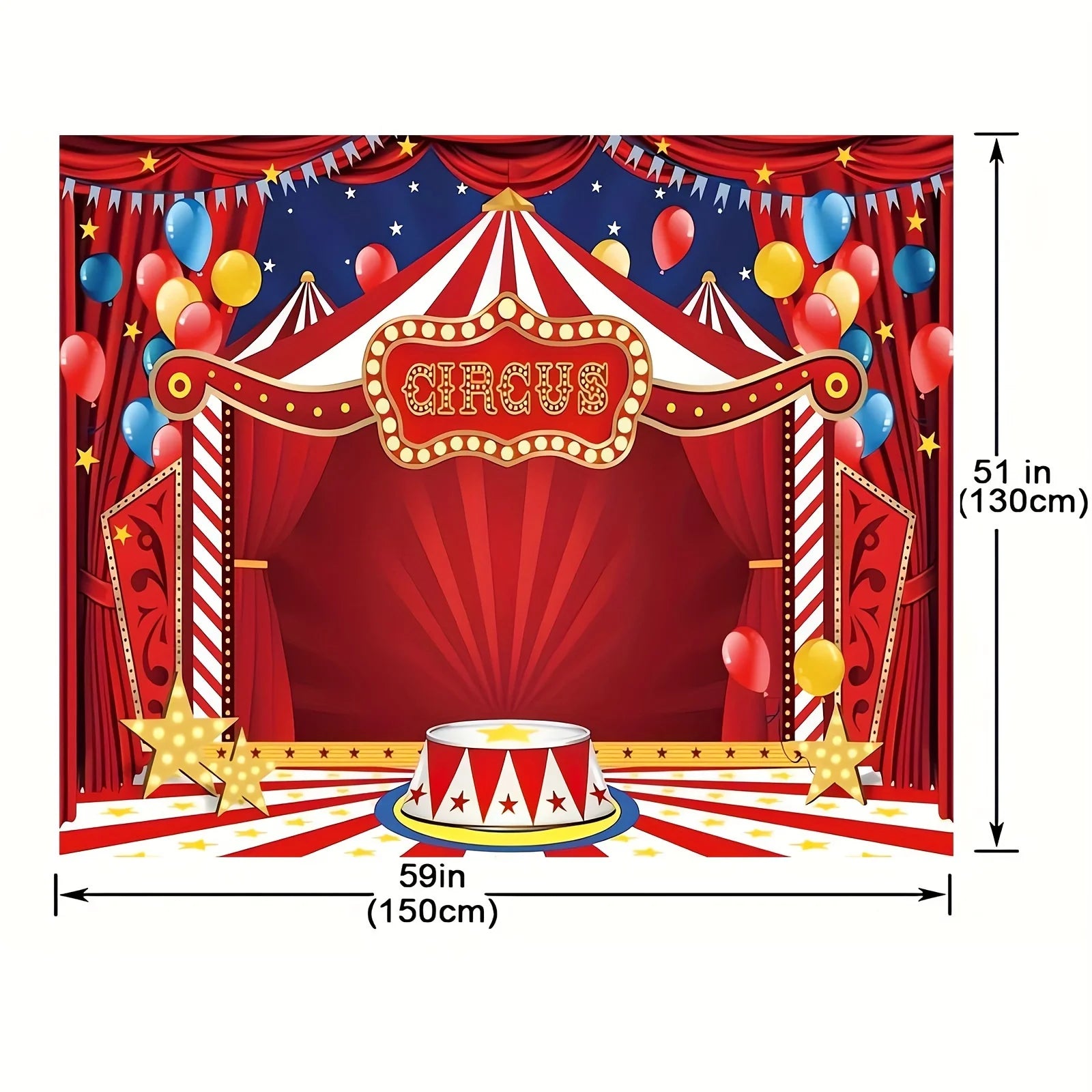 Circus Carnival party background Fabric Carnival theme party decoration background Circus birthday party background - Big Tim's Magic Emporium