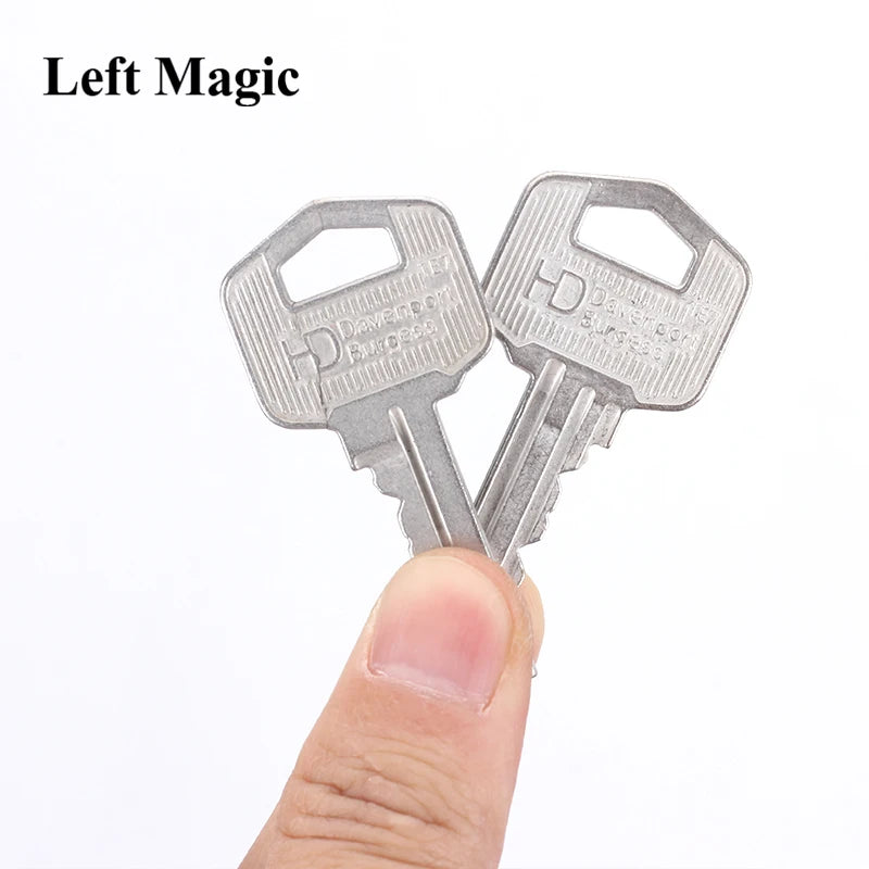 The Key (Gimmicks and Online Instructions) - Silver Magic Tricks Magician Close Up Props Amazing Key Linking Magic - Big Tim's Magic Emporium