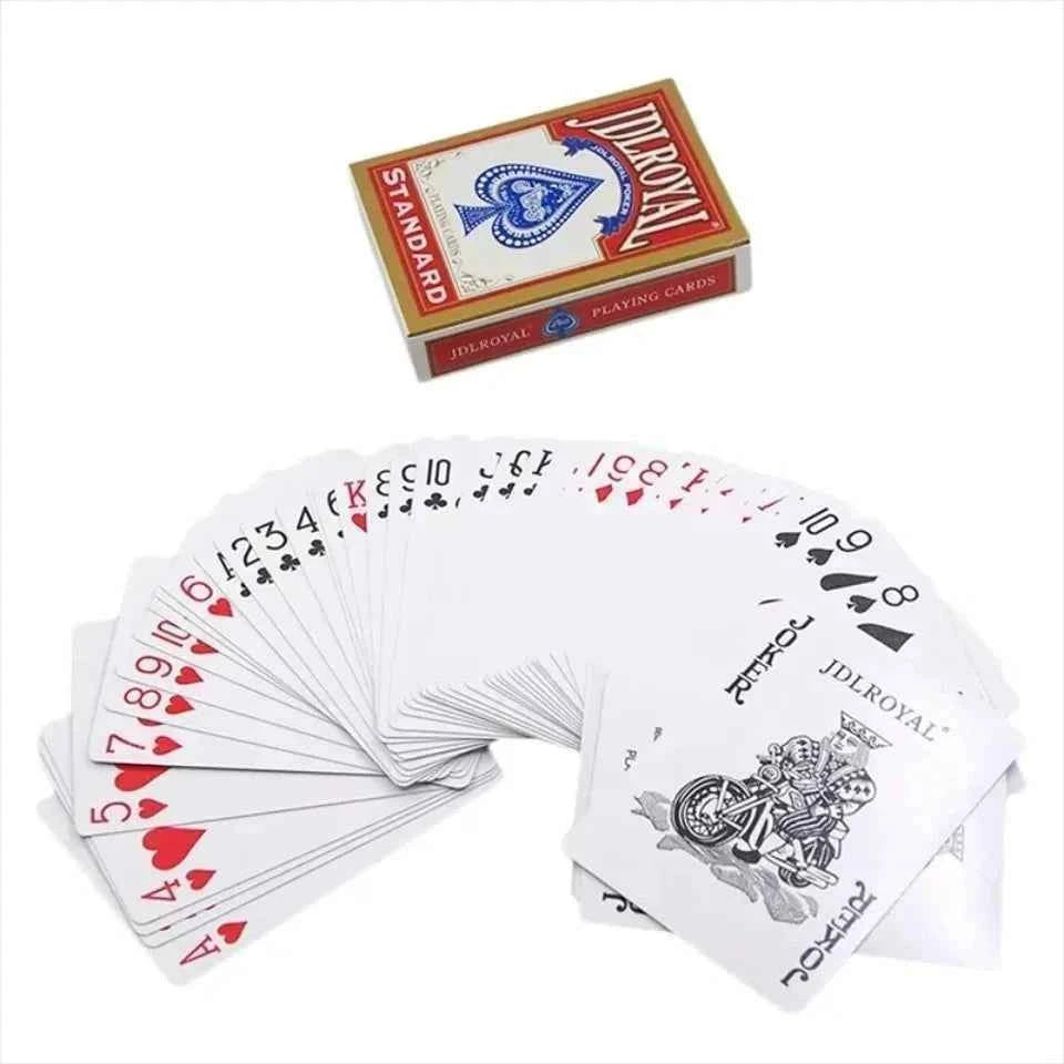 Newest Jdlroyal Poker Red/Blue Regular Playing Cards Standard Sealed Decks Magic Tricks Poker Playing Cards Magice Tricks GYH