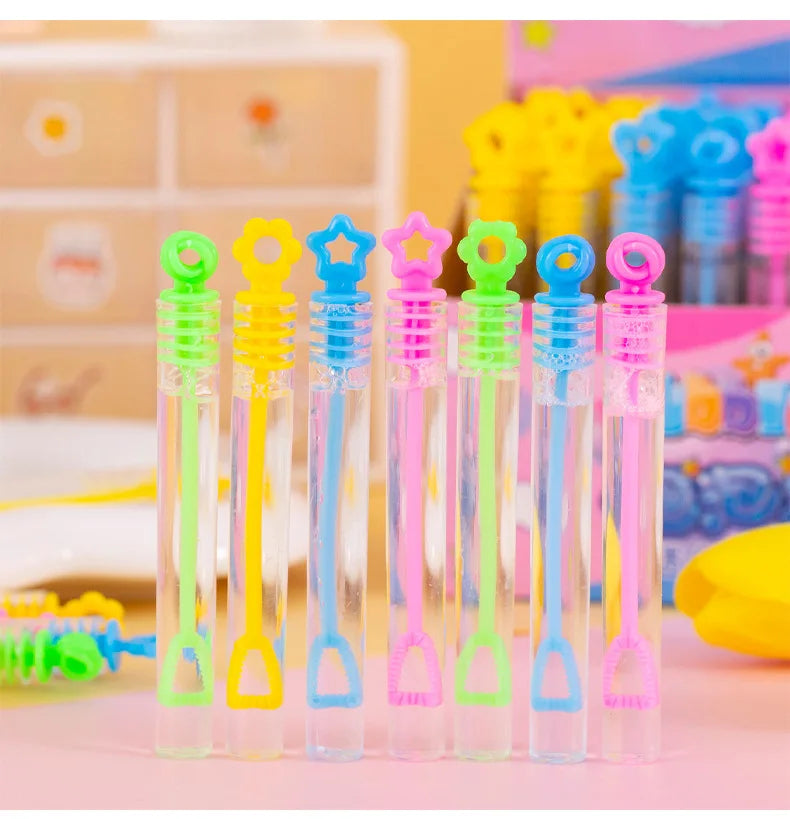 10-48pcs Kids Birthday Party Favors Mini Cute Bubble Empty Tube School Gifts Wedding Guests Souvenirs Pinata Rewards for Kids