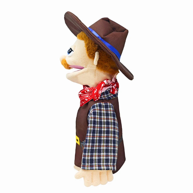 Cute Cartoon Profession Series Hand Puppet Plush Doctor Police Officer Nurse Teacher Job Puppet Ventriloquism Doll - Big Tim's Magic Emporium