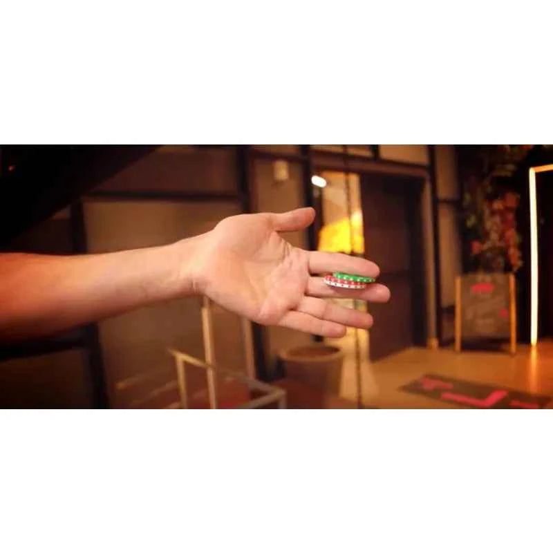 New Traveling Chips By R Paul Wilson Gimmicks Close Up Magic Tricks Illusions Professional Magician Street Bar Trick Props Funny