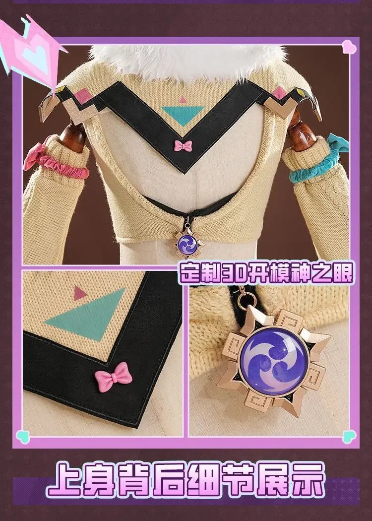 FilmStyle Genshin Impact Varesa Cosplay Costume Uniform Halloween Carnival Party Christmas Play Role Clothes Clothing for Women - Big Tim's Magic Emporium