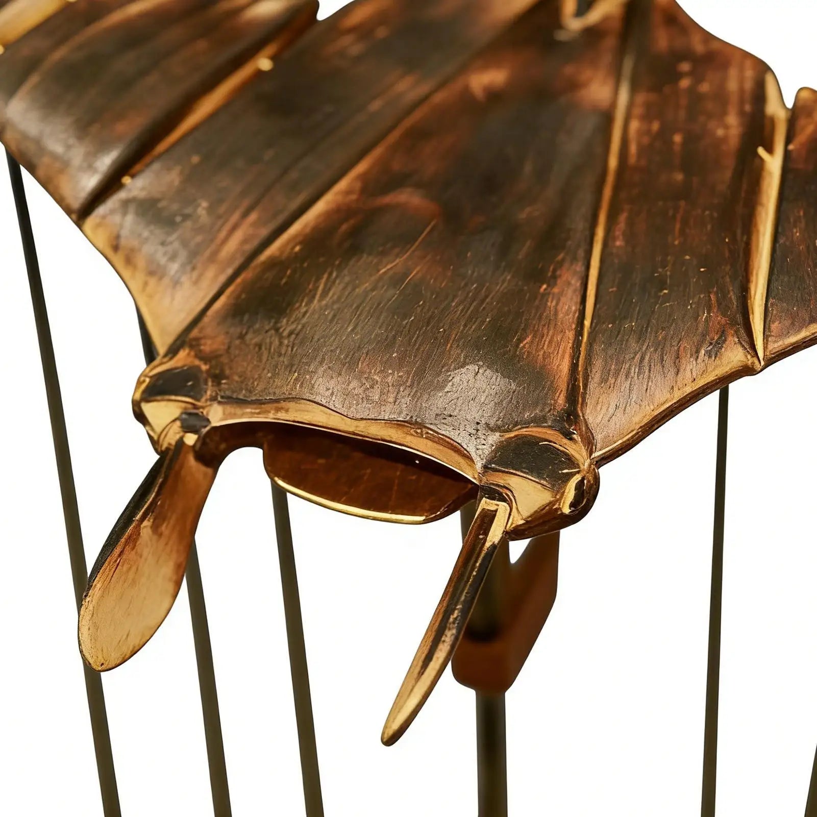 Artisan Wooden Manta Ray Automaton Handcrafted Mechanical Ocean Animal Ornaments Hand-Cranked Kinetices DIY Puzzle Decoration