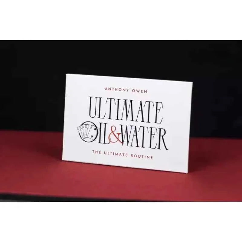 Ultimate Oil and Water Trick Gimmicks by Anthony Owen Card Magic Tricks Illusions Close Up Props Comedy Prediction Mentalism