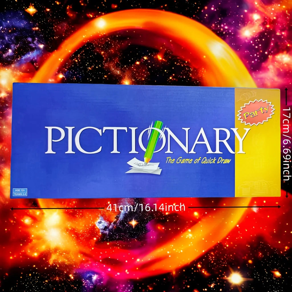 Pictionary (Party Version), a Game Specially Designed for Parties, Card Game, Board Game, Suitable as a Gift (Slight Color Difference) - Big Tim's Magic Emporium
