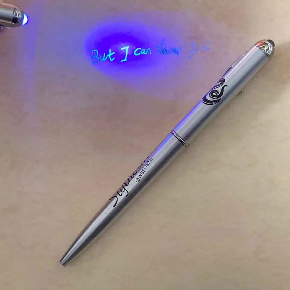 Harry Potter Magic Invisible Pen Creative Internet Celebrity Confession Artifact Writing Colorless UV Diary Pen Slytherin