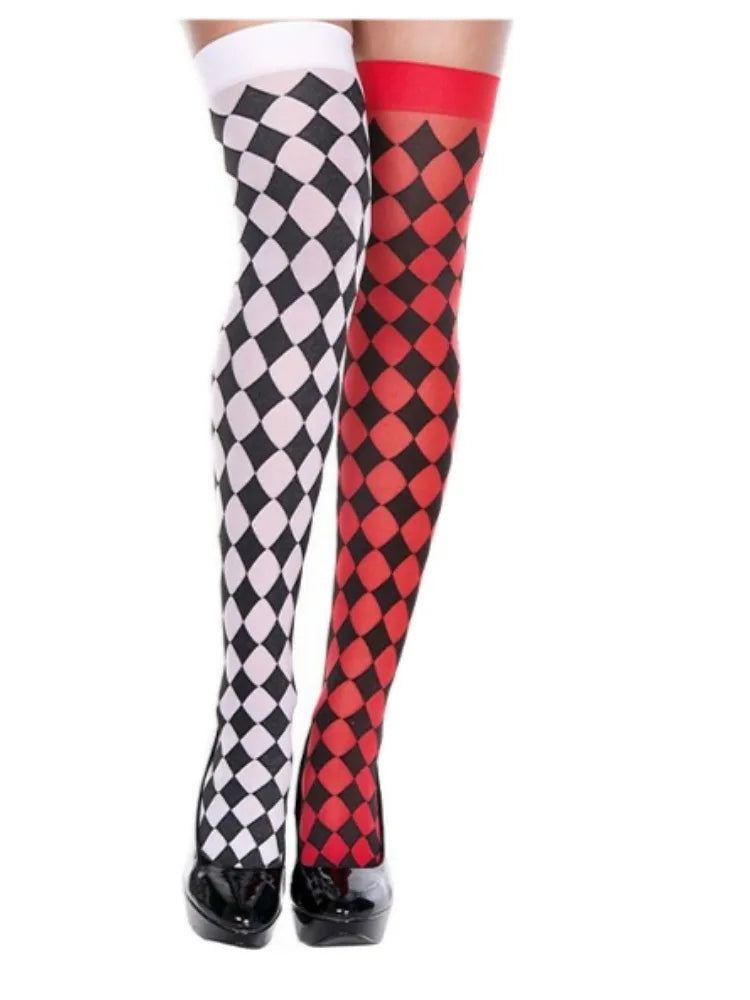 PESENAR Complete clown costume Girl Halloween Circus Scary villain tutu Holiday Party Party Halloween Party anime accessories - Big Tim's Magic Emporium