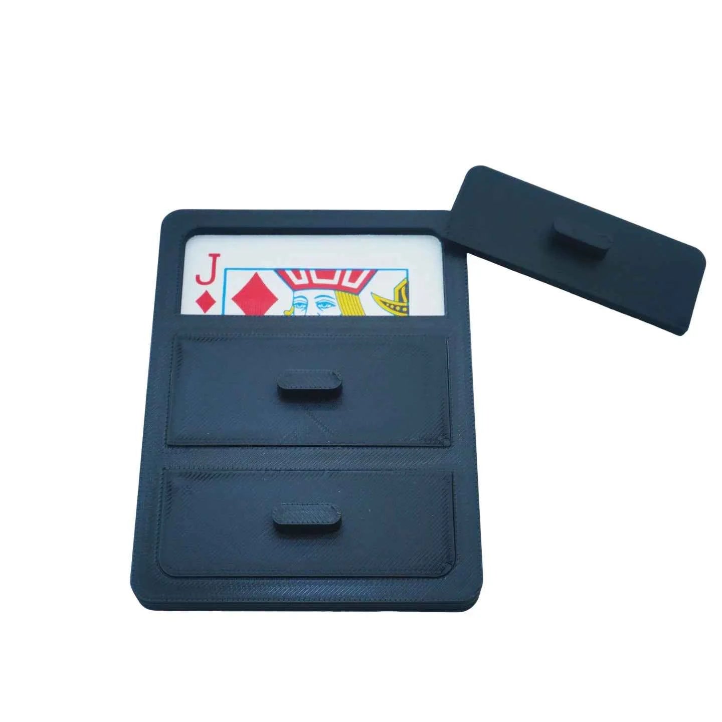 Split Card Trick Magic Tricks Selected Card Splits Into Three Pieces Broken and Restoration Magia Close-up Illusions Gimmicks