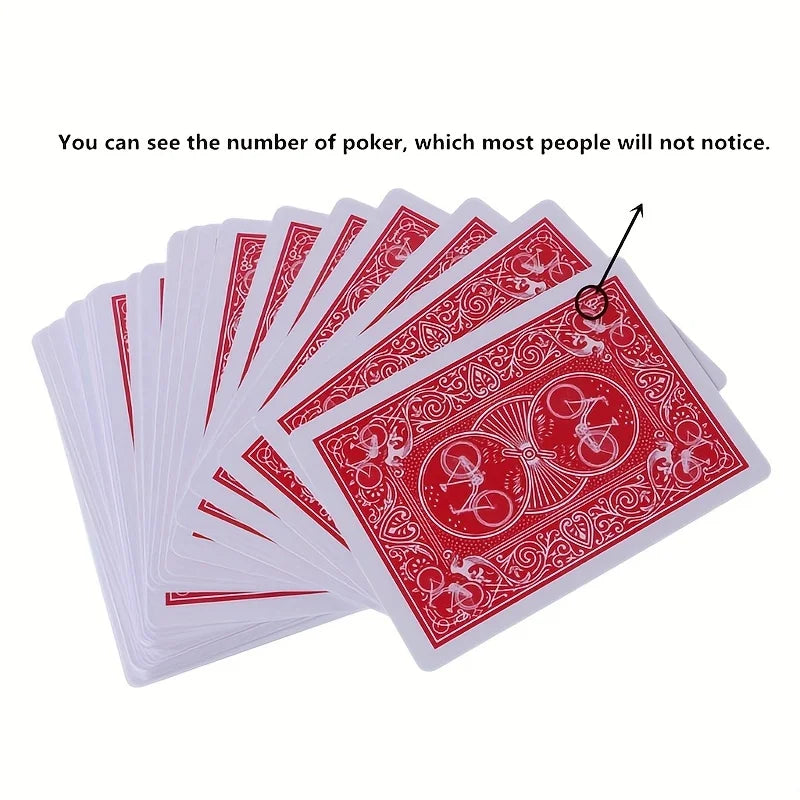 1Pc Marked Stripper Deck Magic Tricks Marked Playing Cards Poke Toys Close Up Street Illusions Gimmicks Mentalism Props