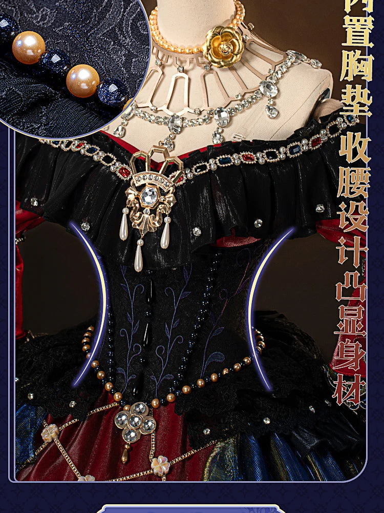 Mary‌ Cosplay Costume for Halloween Christmas Comic Exhibition Game Identity V Bloody Cute Woman S-XXL New Red Dress IN STOCK - Big Tim's Magic Emporium