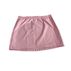 Glossy PU Faux Leather Micro Mini Skirt High-Stretch Liquid Shine Pencil Skirt