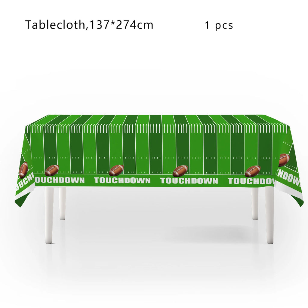 Super Bowl Rugby American Football Children's Birthday Party Paper Decoration Party Supplies Party Supplies Party Decorations - Big Tim's Magic Emporium