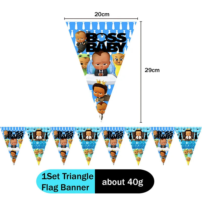 Boss Baby Theme Disposable Party Cake Topper Birthday Party Cake Topper Cake Park Party Decoration Baby Shower Party Supplies - Big Tim's Magic Emporium