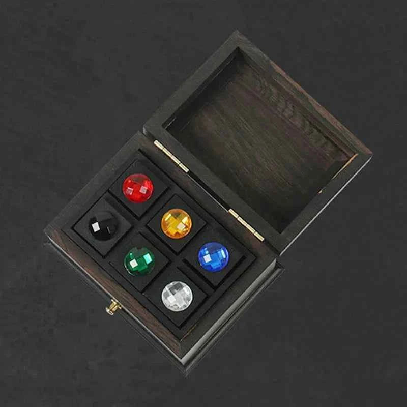 Amazing Jewelry Box Magic Tricks Prediction Magia Predict Chosen Color Stone Magician Close Up Illusions Gimmick Mentalism Props