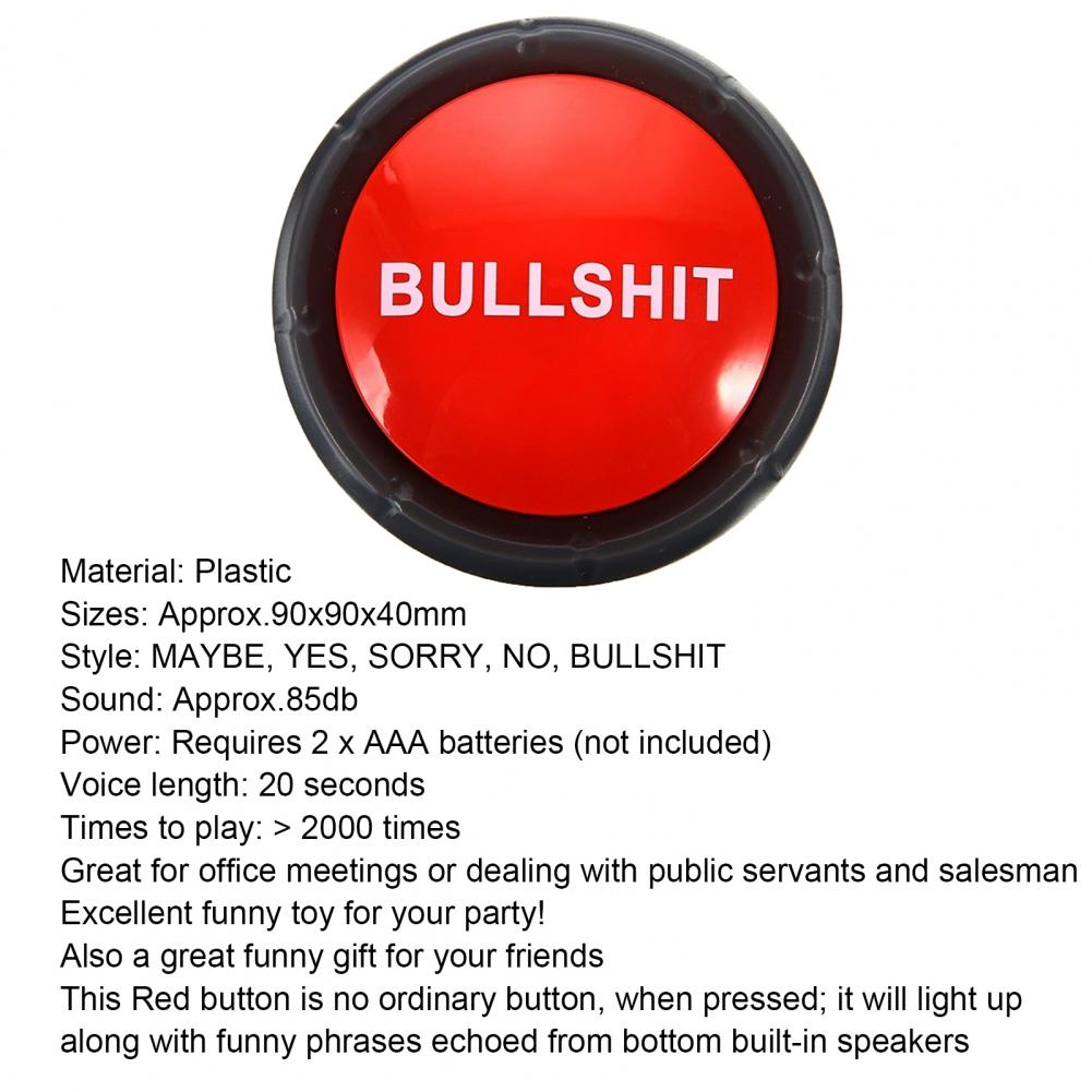 Party Toys Drink Wine Press Sound Button Set Yes No Sorry Maybe Toy Electronic Sound Button Party Holiday DIY Decoration - Big Tim's Magic Emporium