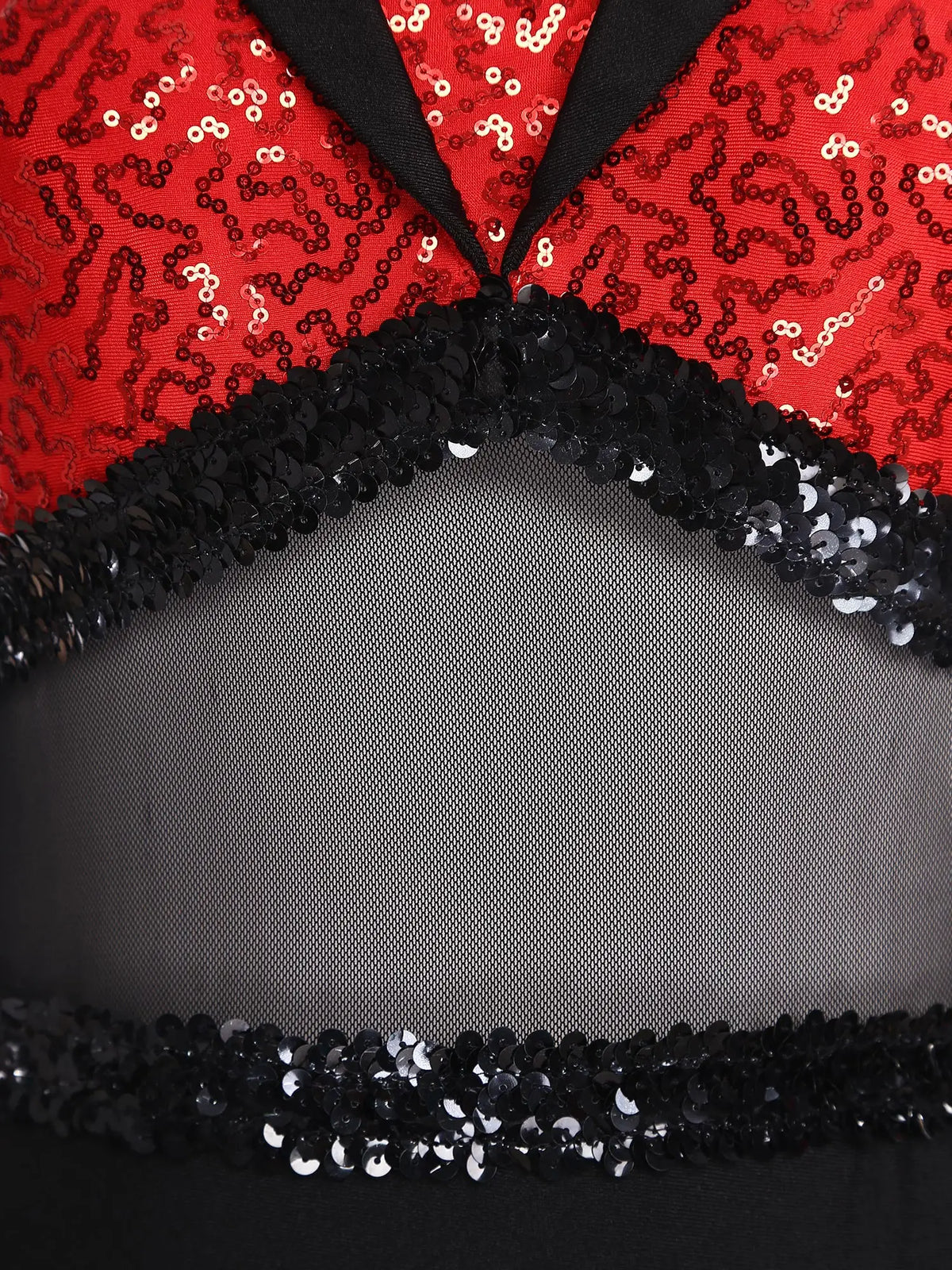 Women's Shiny Sequin Sheer Mesh Feather Latin Jazz Dance Bodysuit