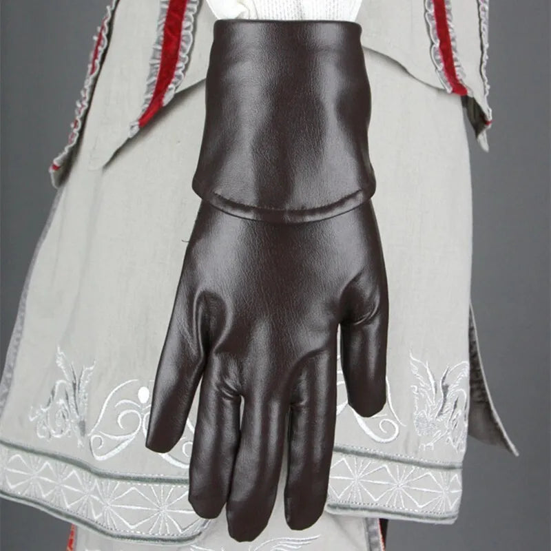 Hot Creedes Cosplay Costume Ezioes Assang Connoring Sweater Pants Coat 16 PCS Halloween Set For Man Women Custom Made - Big Tim's Magic Emporium