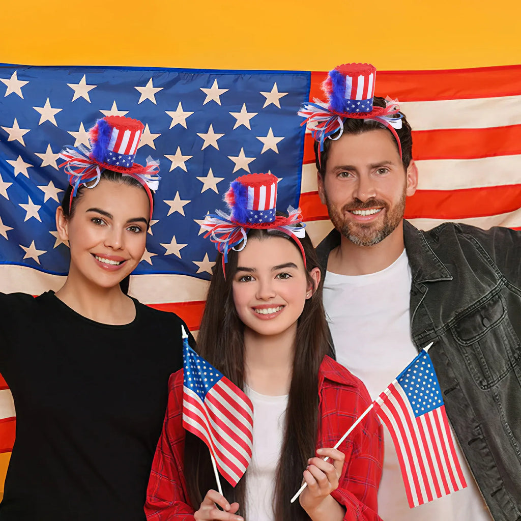 Independence Day Headband Usa Flag Design Celebrate with Style Perfect for 4Th of July Party Favors Women Patriotic Spirit