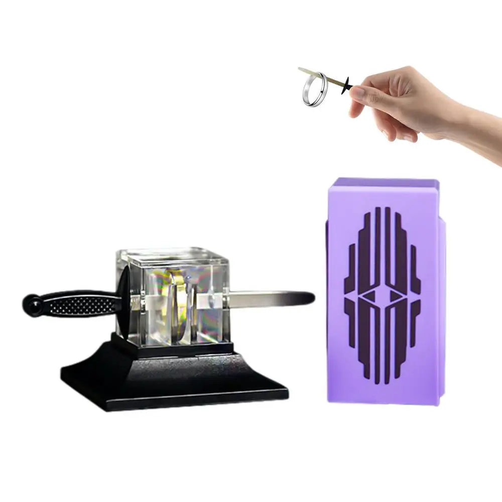 Crystal Cleaver – Blade Through Ring Magic Prop - Big Tim's Magic Emporium