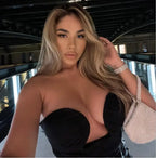 Sweetheart Neck Bandage Crop Top