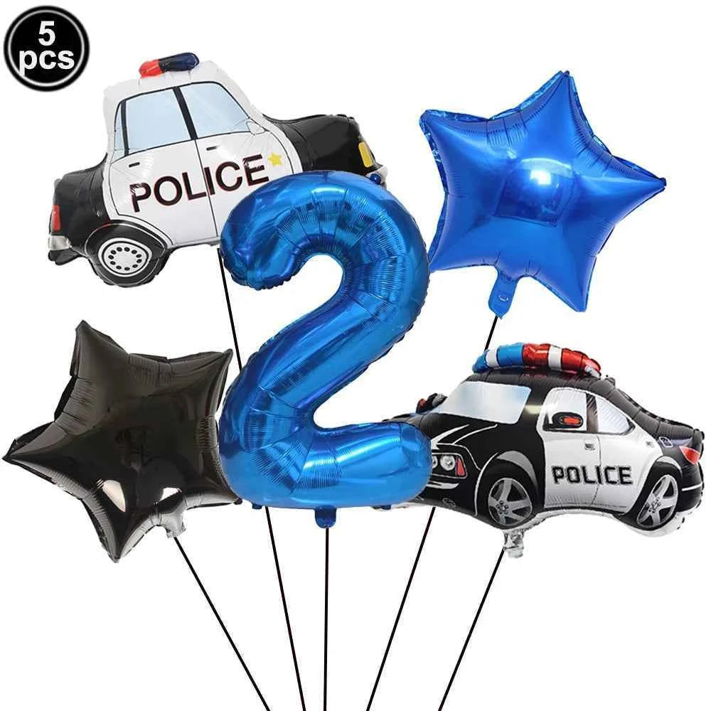 10pc Police Cupcake Toppers Policeman Birthday Cupcake Picks Police Cake Decors Baby Shower Police Theme Birthday Party Supplies