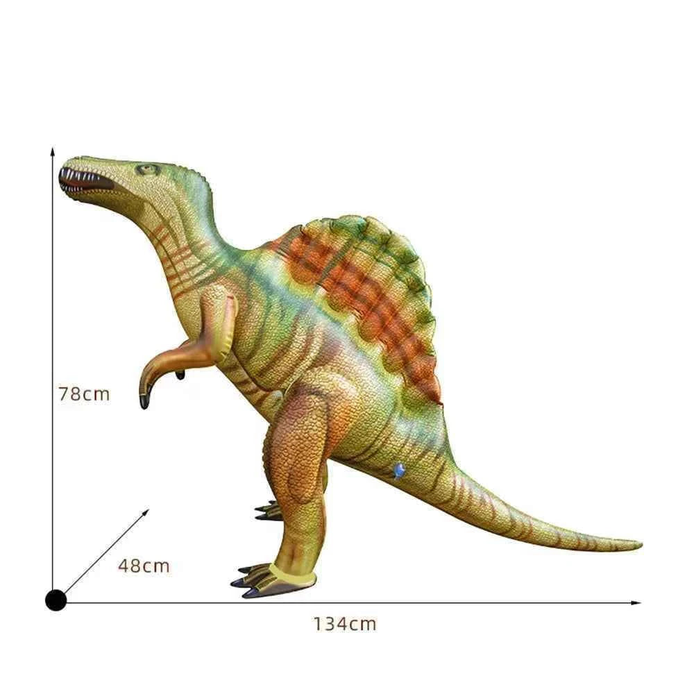 Huge Dinosaur Theme Inflatable Toys Tyrannosaurus Velociraptor Party Supplies For Jurassic Theme Photo Prop Children Baby Shower