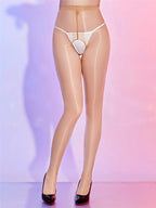 Oil Glossy Sheer High-Waist Shaping Pantyhose Shiny Dance Tights