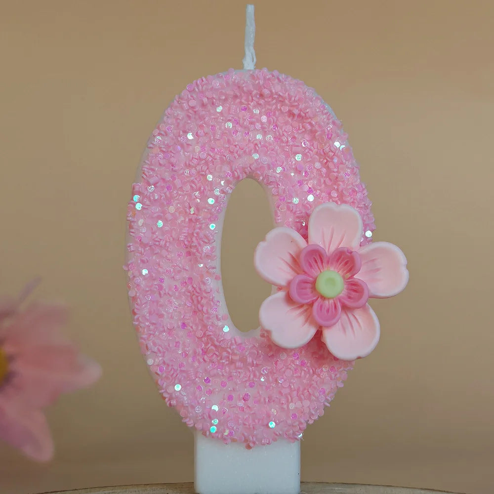 Birthday candle creative digital birthday cake ornament girl children's atmosphere decoration