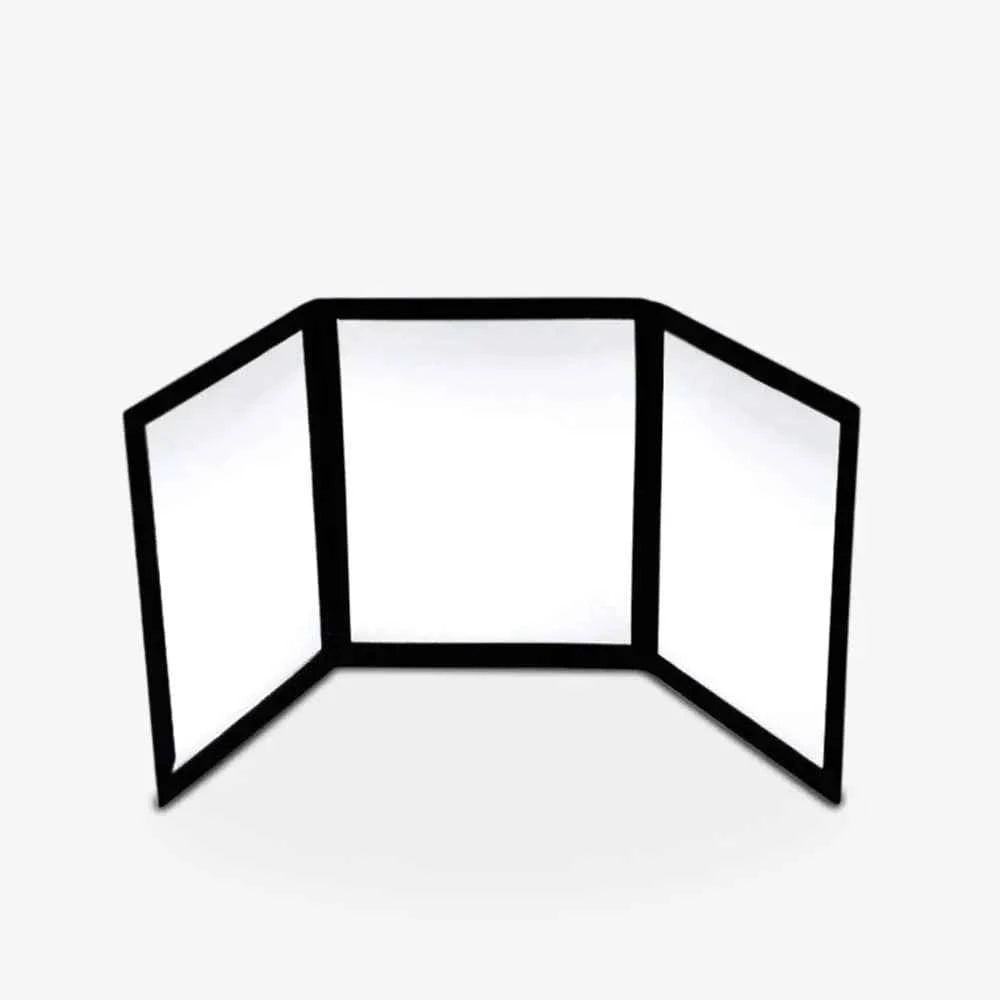 3-Way Mirror Sean Yang Practicing Mirror for Card Magic Gimmick Illusion Magic Tricks Accessory Stage Professional Magician Pad - Big Tim's Magic Emporium