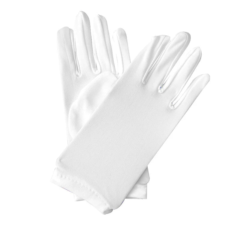 Festival Full Finger Performer Gloves Elastic Breathable Colorful Mitten Dance Cosplay Party Wedding Etiquette Glove Accessories - Big Tim's Magic Emporium