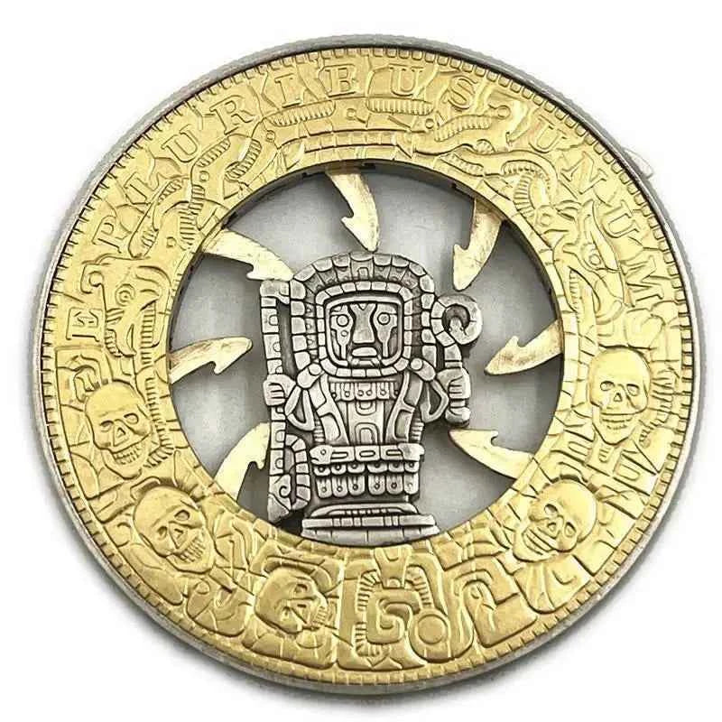 Movable Mechanism Coin Hobo Nickel 'Trap Coin' Morgan Dollar Roman Booteen Magic Coin Creative Gift