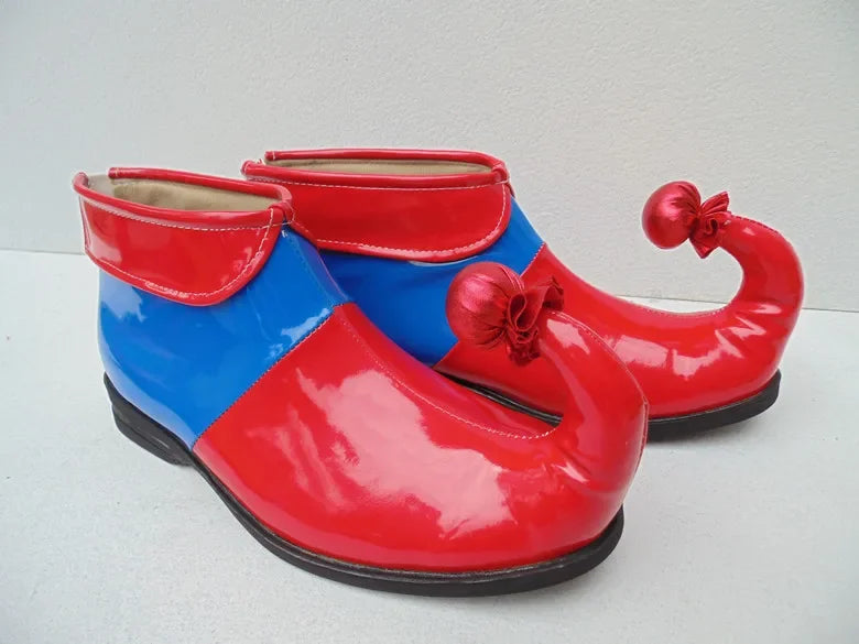 4 Colors Adult Kids Clown Shoes Halloween Cosplay Shoes Clown Performance Wear Accessories Christmas Party Supplies - Big Tim's Magic Emporium