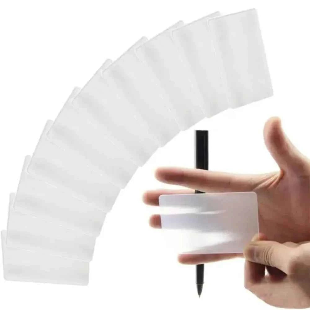 Creative Tricky Lubor's Lens Card Gimmick Lubors Magic Card Close Up Magician Toy Street Magic Tricks Kids