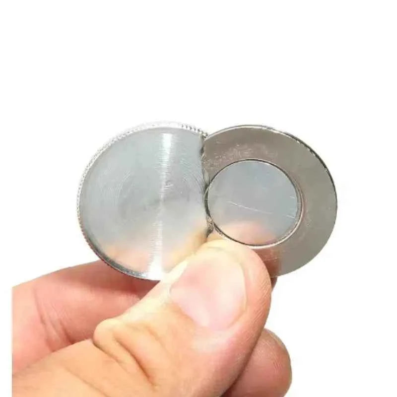 1Pc Magnetic Flipper Coin Butterfly Coin Magic Trick Money Magic Prop for Close-Up Street Stage Magicians