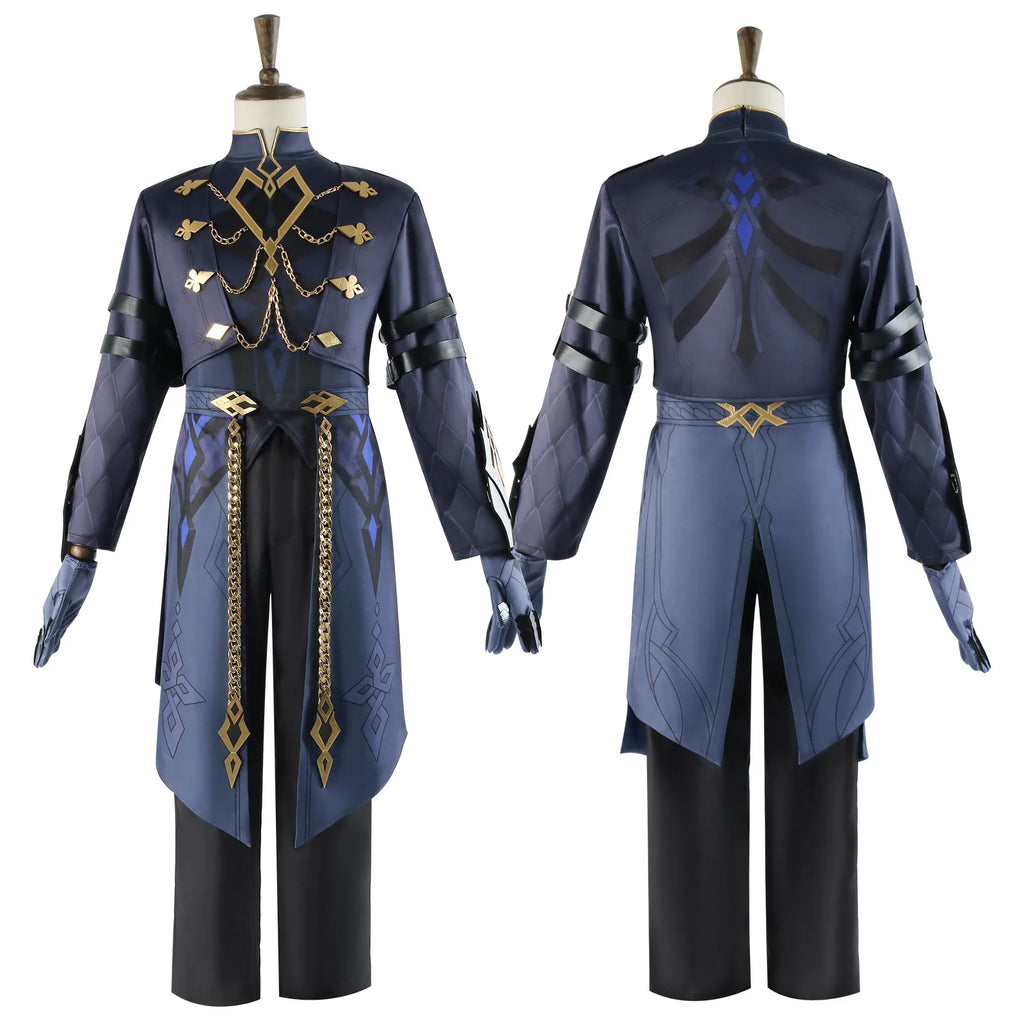 Il Capitano Cosplay Costume | Cloak, Uniform & Mask Set | Genshin Impact - Big Tim's Magic Emporium