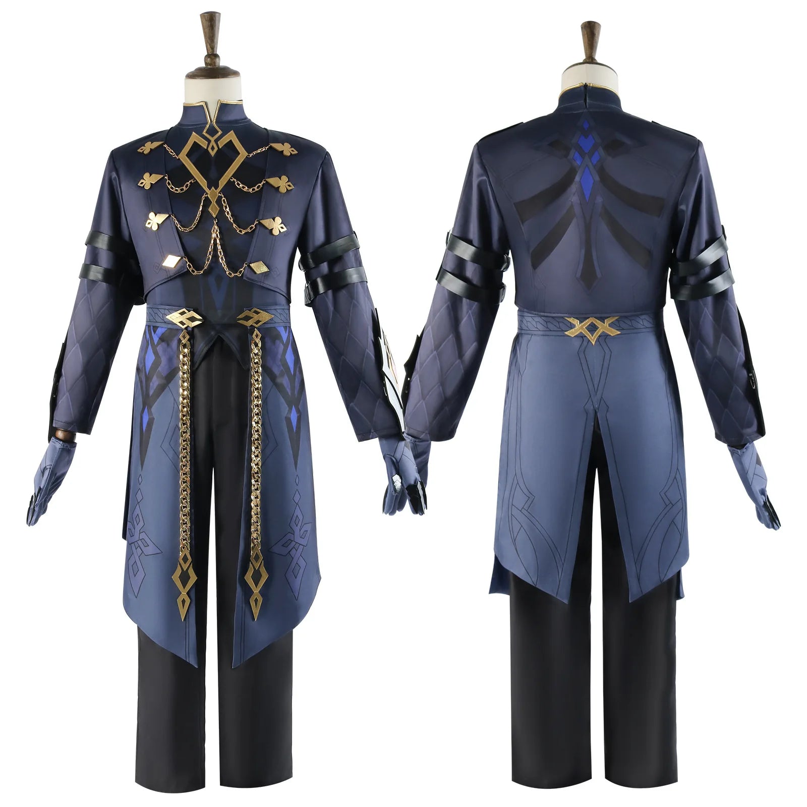 Il Capitano Cosplay Costume | Cloak, Uniform & Mask Set | Genshin Impact - Big Tim's Magic Emporium