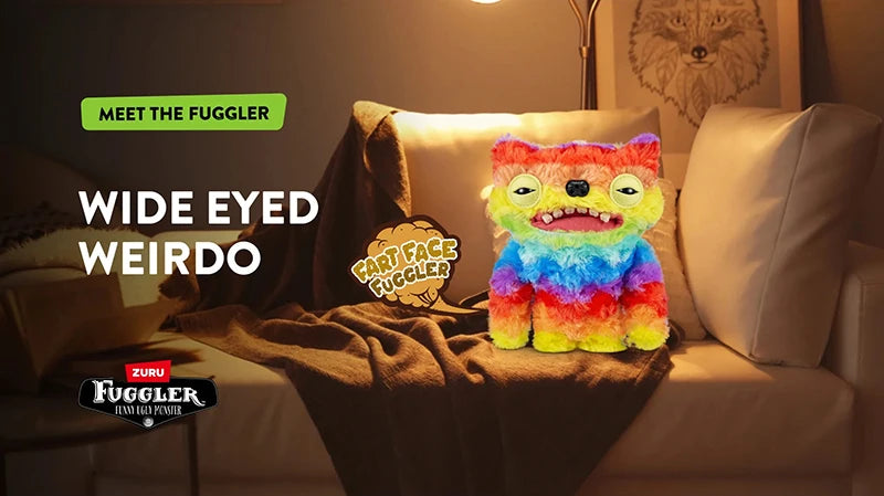 NEW Fuggler Ugly Monsters Fart Face Soft Plush Toys Butt Funny Tooth Monster Pets Dolls Stuffed Animal Toy Kids Gift Collectible
