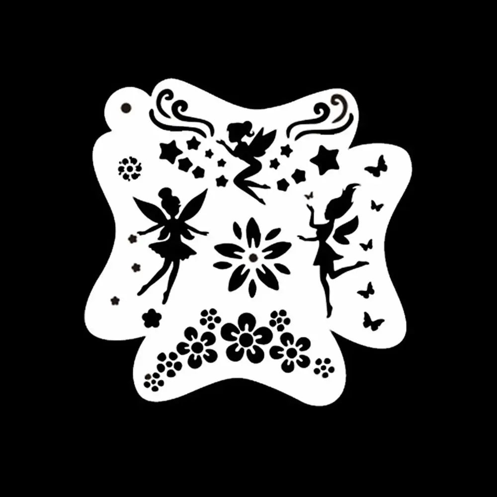 Face Paint Stencils Professional Body Art Paint Stencils Reusable for Adults Kids Easily Use Templates for Parties Makeup Tools