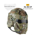 Full Face Helmet with Built-in HD Earphone, Flip-Up Mask & Anti-Fog Fan, Replaceable Lens & NVG Mount for Game/Role-Play/Riding - Big Tim's Magic Emporium
