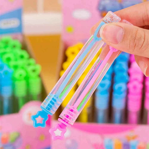 10-48pcs Kids Birthday Party Favors Mini Cute Bubble Empty Tube School Gifts Wedding Guests Souvenirs Pinata Rewards for Kids