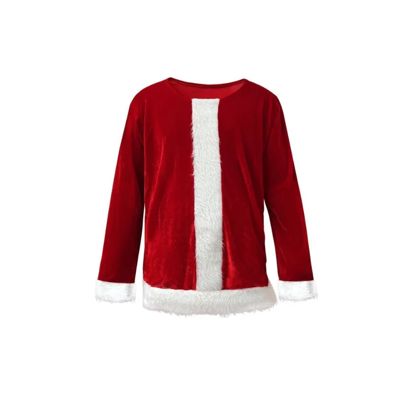 M-4XL Santa Claus Costume for Men Santa Suit Adults Mens Deluxe Professional Christmas Clause Outfit Xmas Cosplay Party Supplies - Big Tim's Magic Emporium