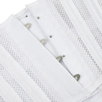 Steel Boned Mesh Short Torso Waspie Corset & Breathable Waist Cincher