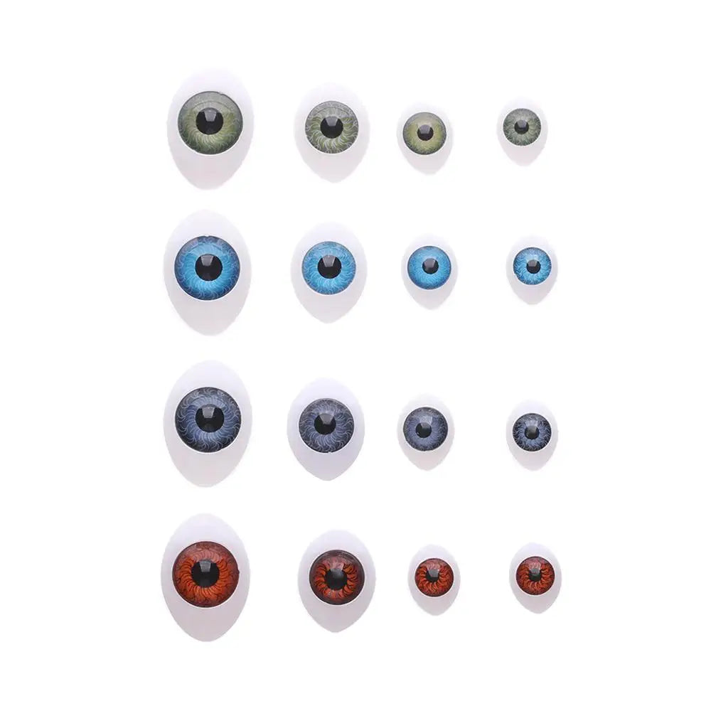 20pcs Puppet Making Dinosaur Eyes Funny Plastic Doll Safety Eyes For Animal Toy DIY Craft Accessories - Big Tim's Magic Emporium
